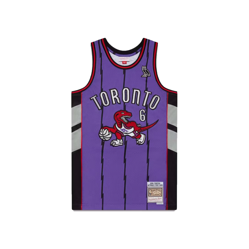 OVO Mitchell And Ness '95 Raptors Basketball Away Jersey
