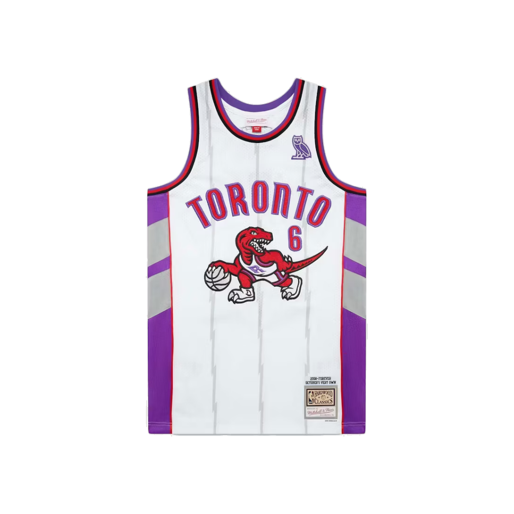 OVO Mitchell And Ness '95 Raptors Basketball Home Jersey