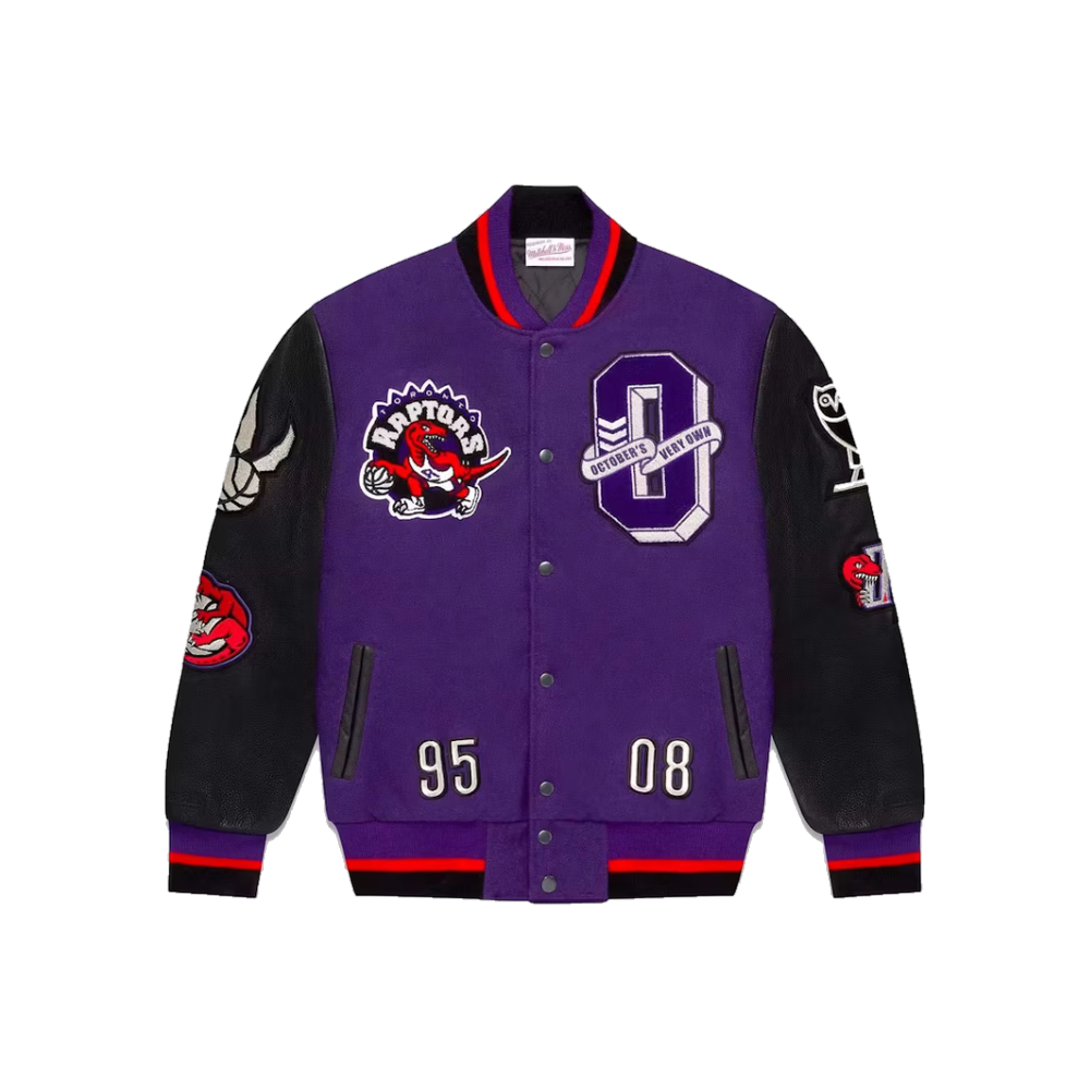 OVO Mitchell And Ness '95 Raptors Varsity Jacket